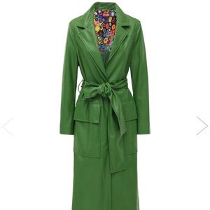 STAUD Ashley Faux Leather Coat (size S)